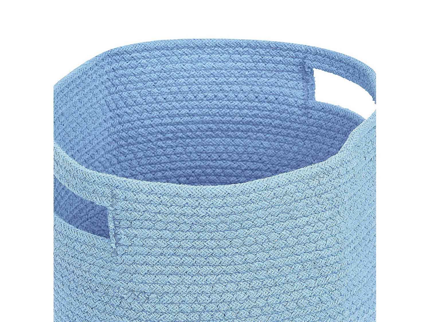 Lot de 2 paniers CHINIOT Coton Bleu clair