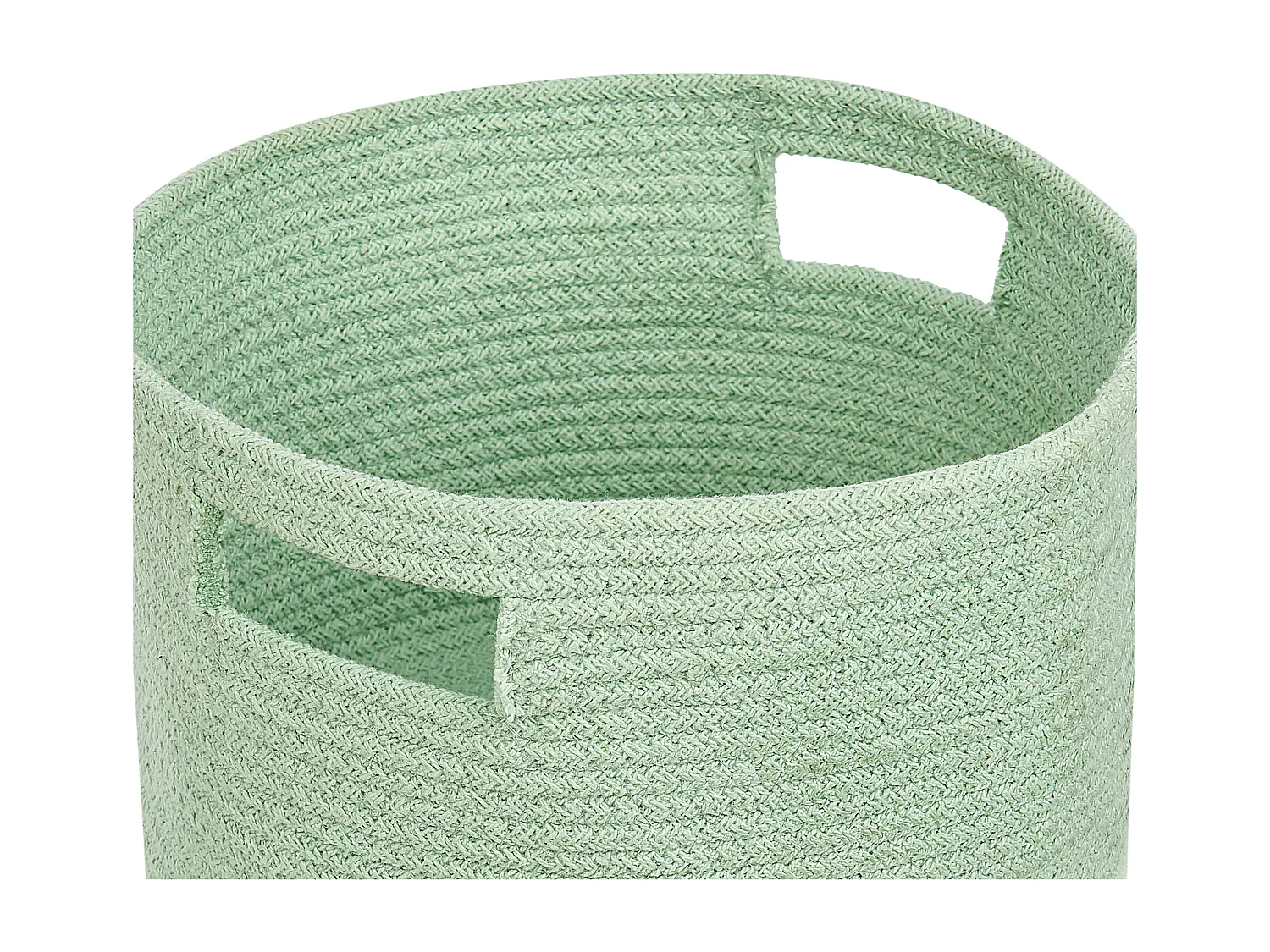 Lot de 2 paniers CHINIOT Coton Vert clair