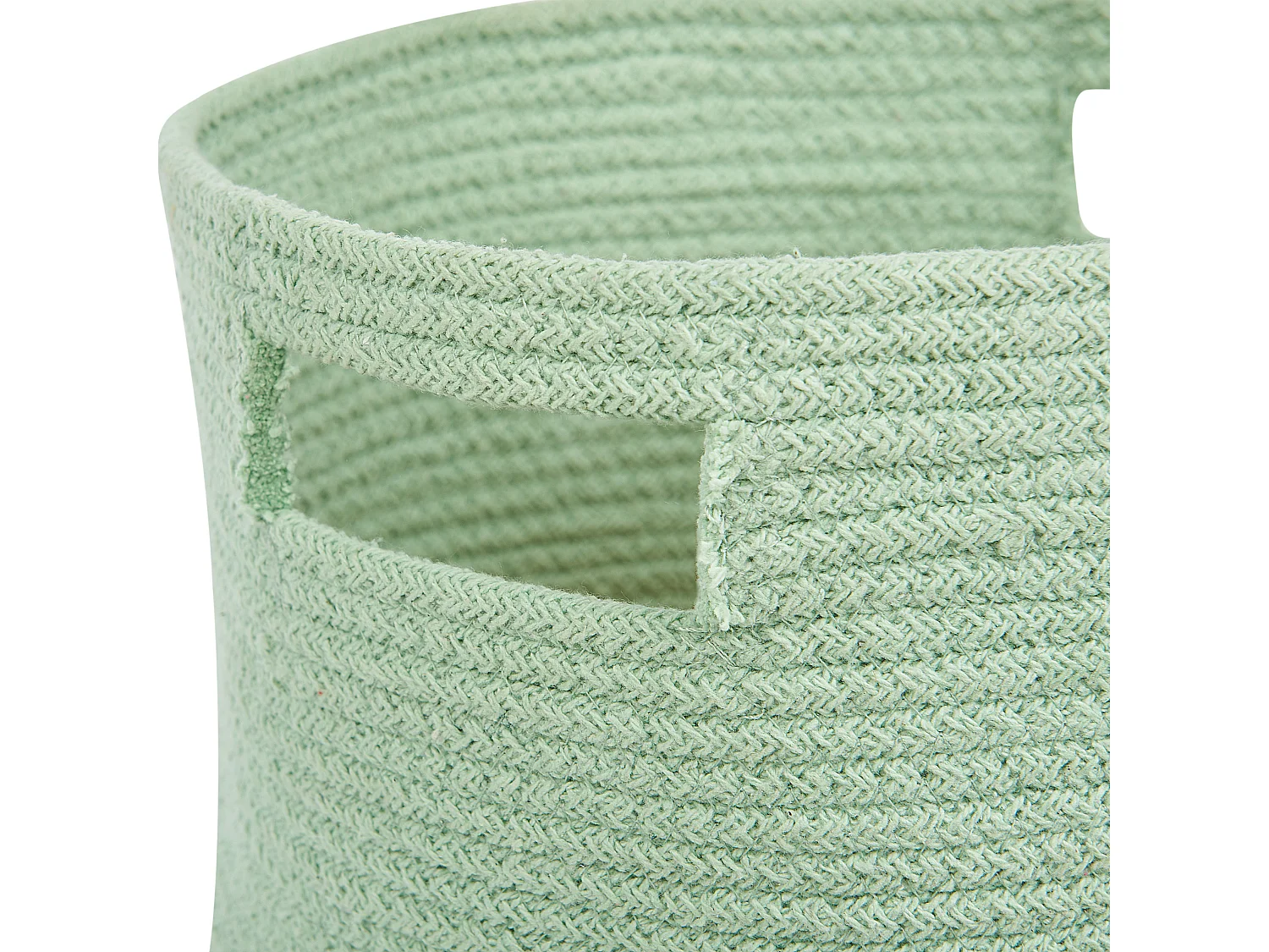 Lot de 2 paniers CHINIOT Coton Vert clair