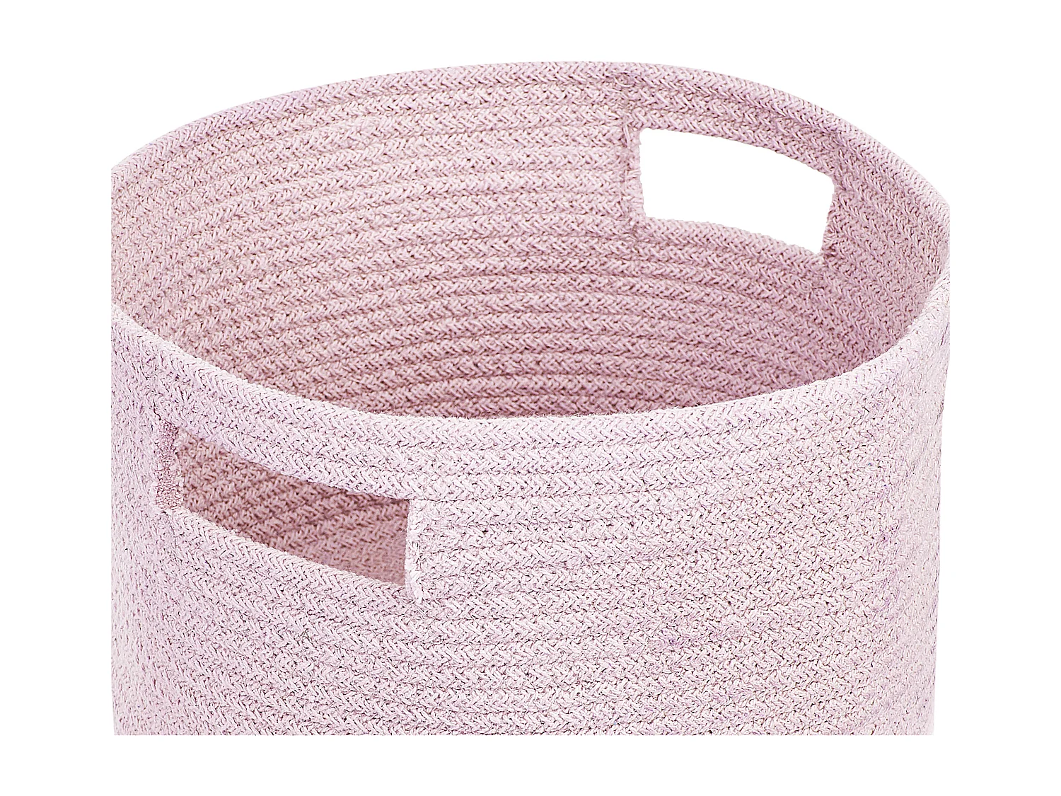 Lot de 2 paniers CHINIOT Coton Rose pastel