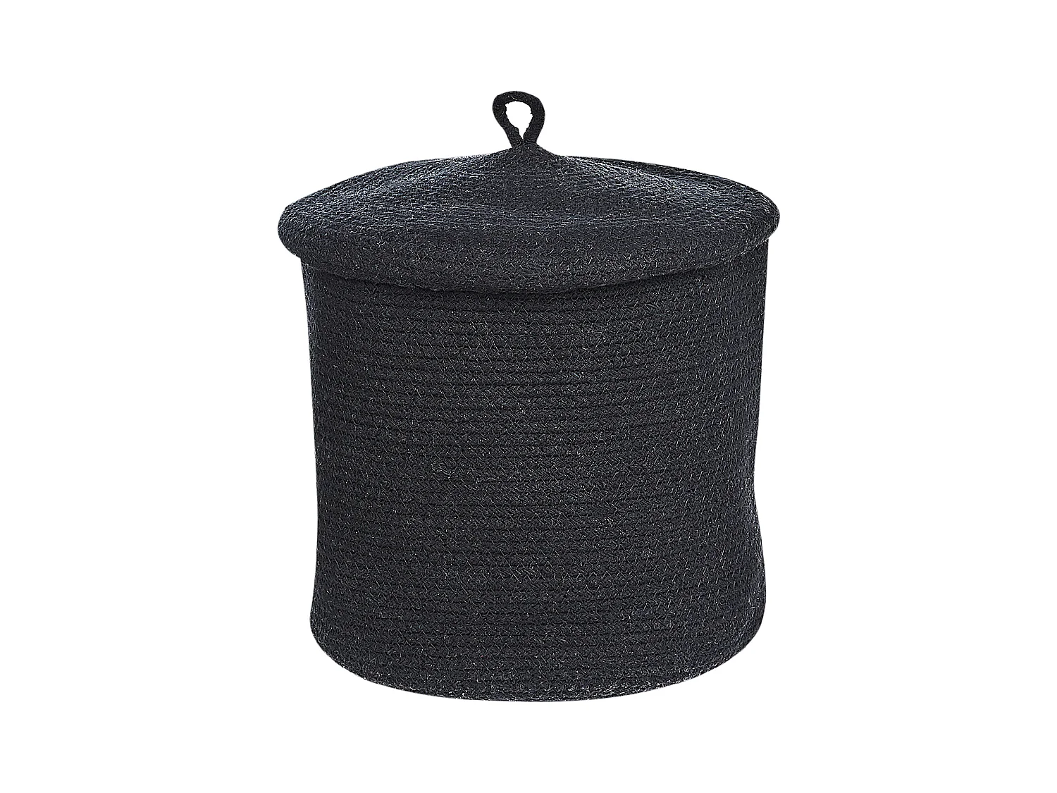 Lot de 2 paniers SILOPI Coton Noir