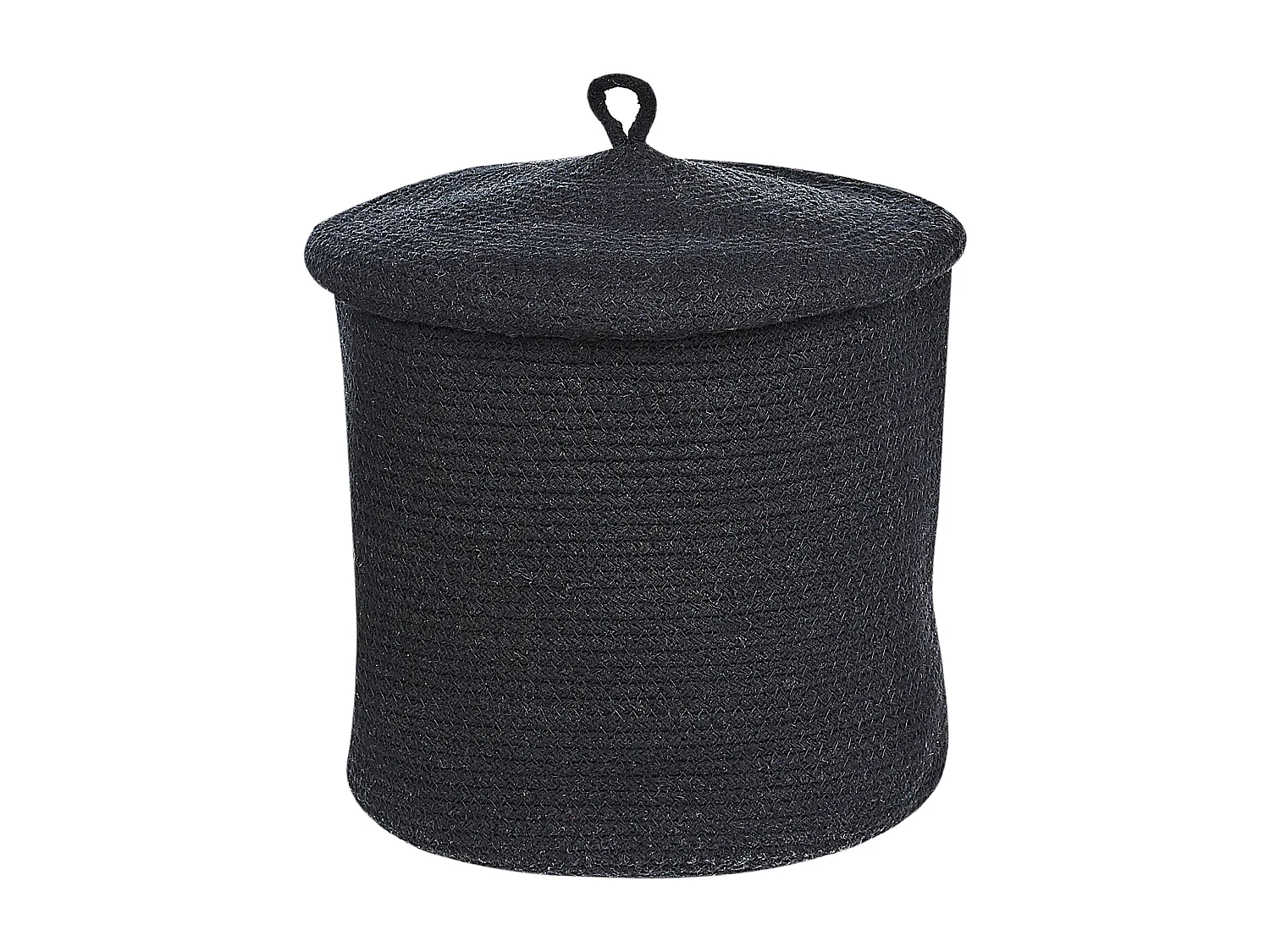 Lot de 2 paniers SILOPI Coton Noir