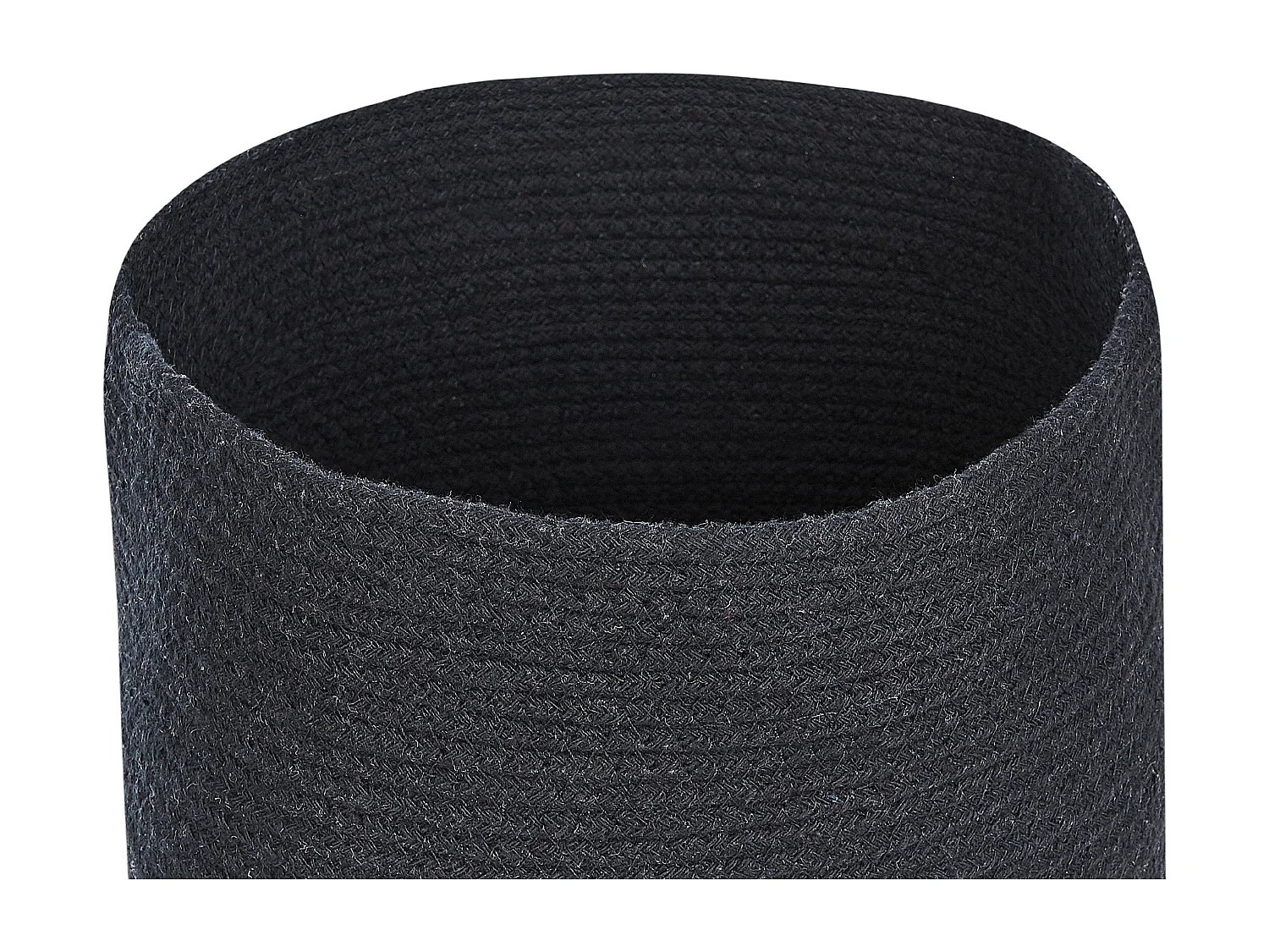 Lot de 2 paniers SILOPI Coton Noir