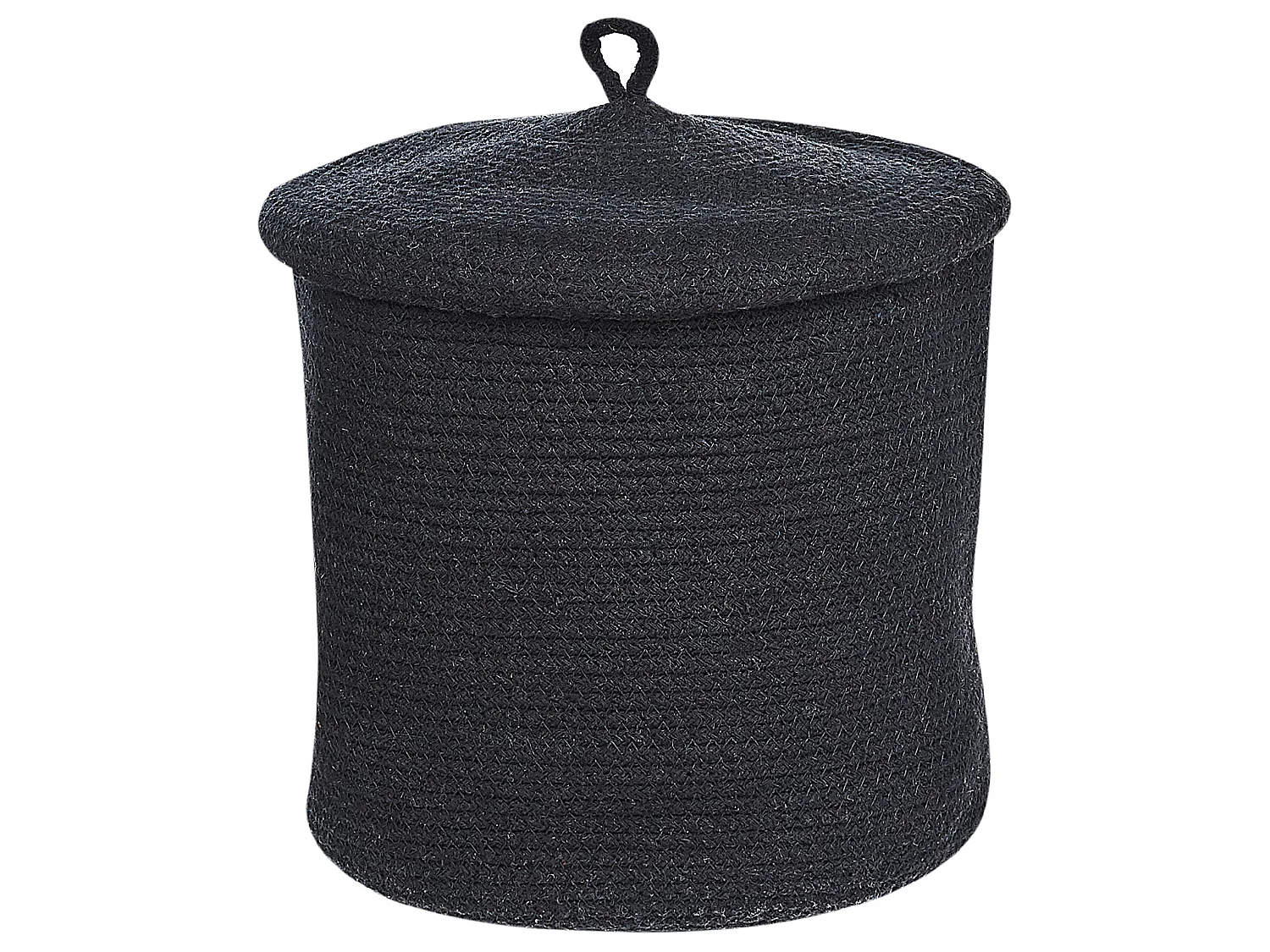 Set of 2 Baskets SILOPI Cotton Black