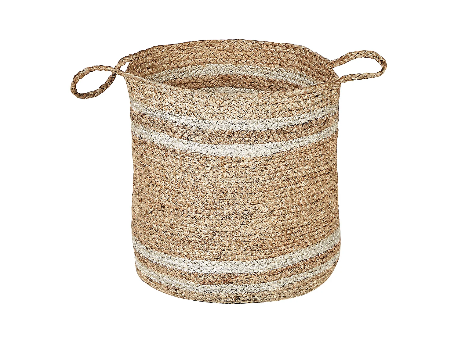 Conjunto de 3 cestos ZHOB Juta Natural