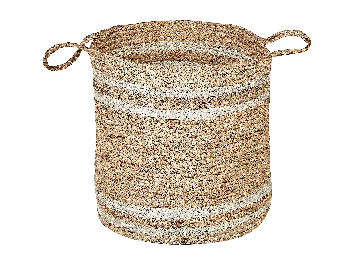 Conjunto de 3 cestos ZHOB Juta Natural