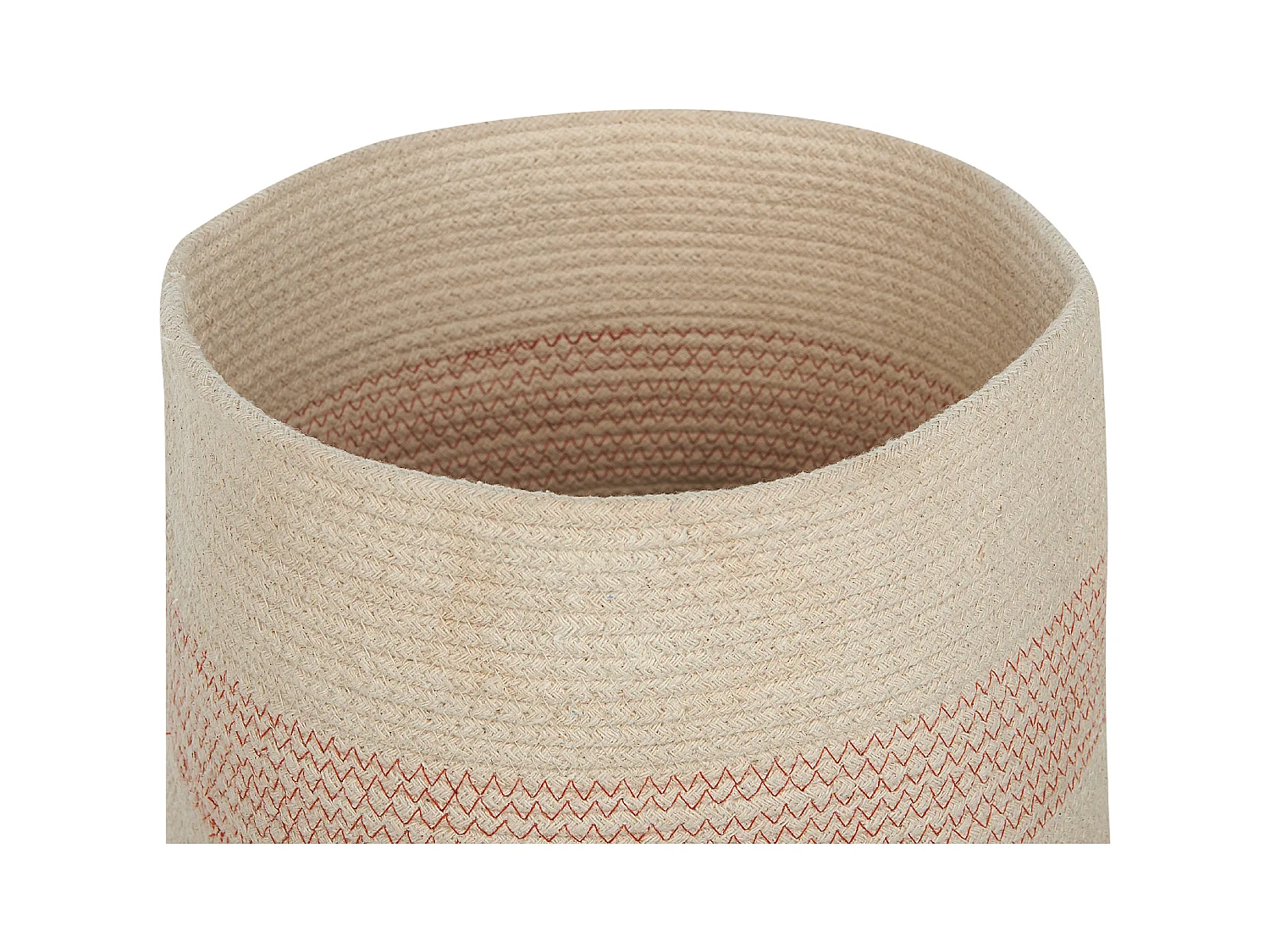 Lot de 2 paniers SILOPI Coton Beige clair
