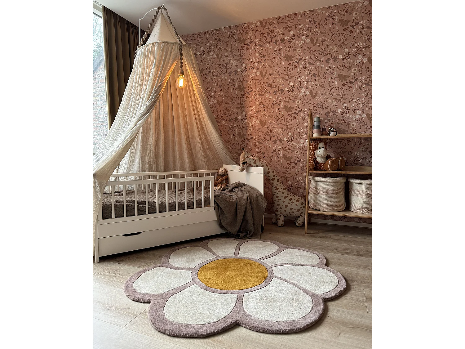 Lot de 2 paniers SILOPI Coton Beige clair