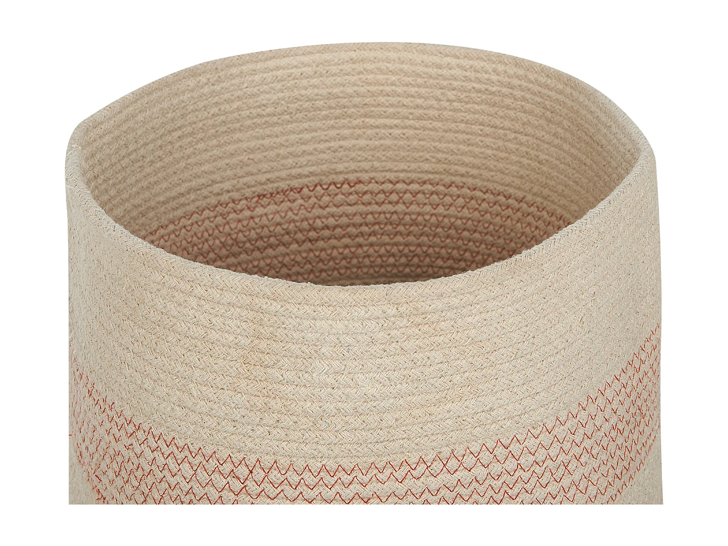 Aufbewahrungskorb 2er Set SILOPI Baumwolle Hellbeige