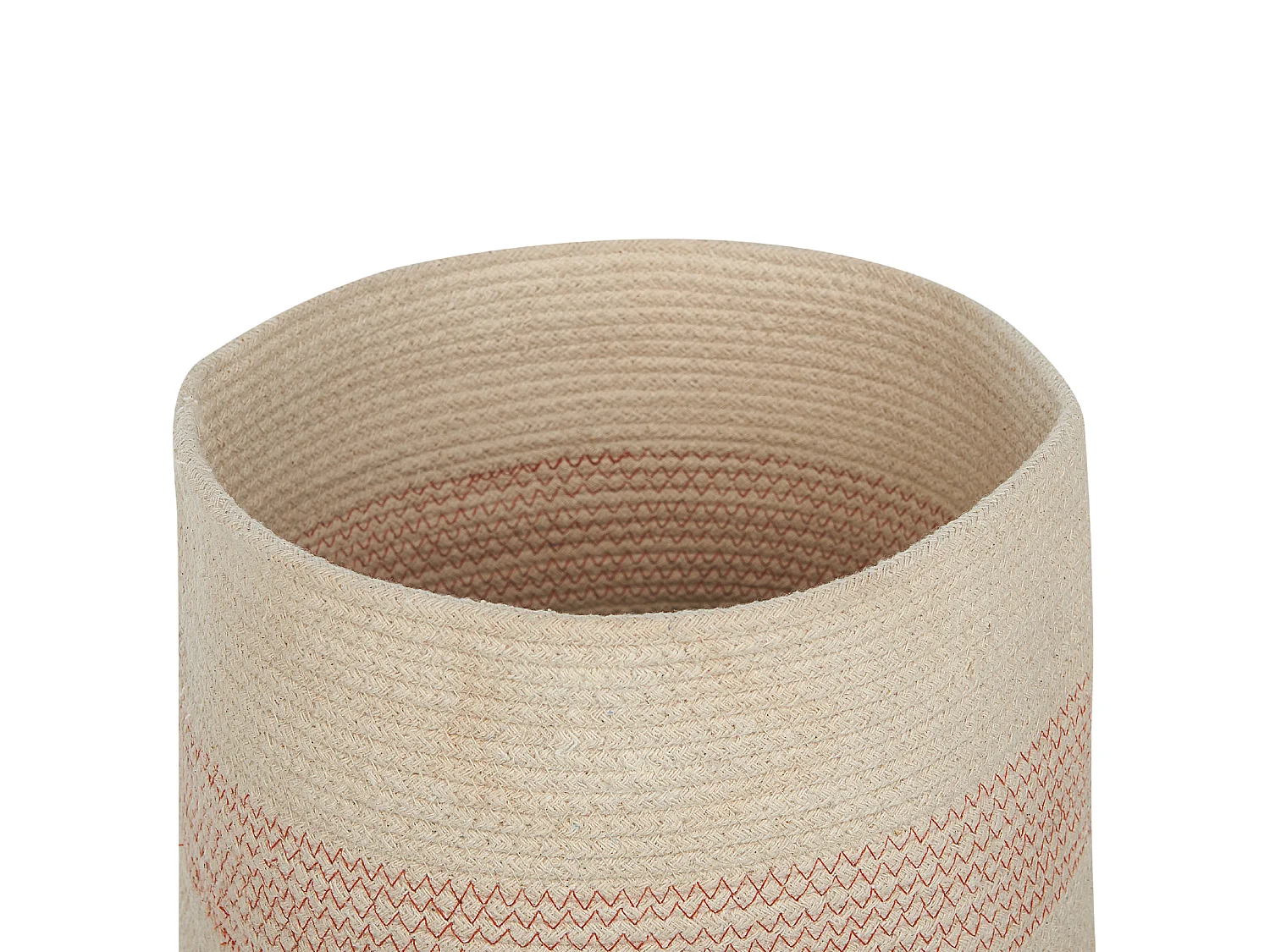 Set of 2 Baskets SILOPI Cotton Light Beige