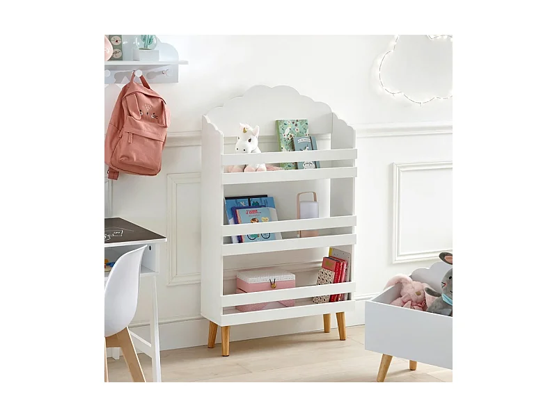 Bücherregal weiß100x58x18cm