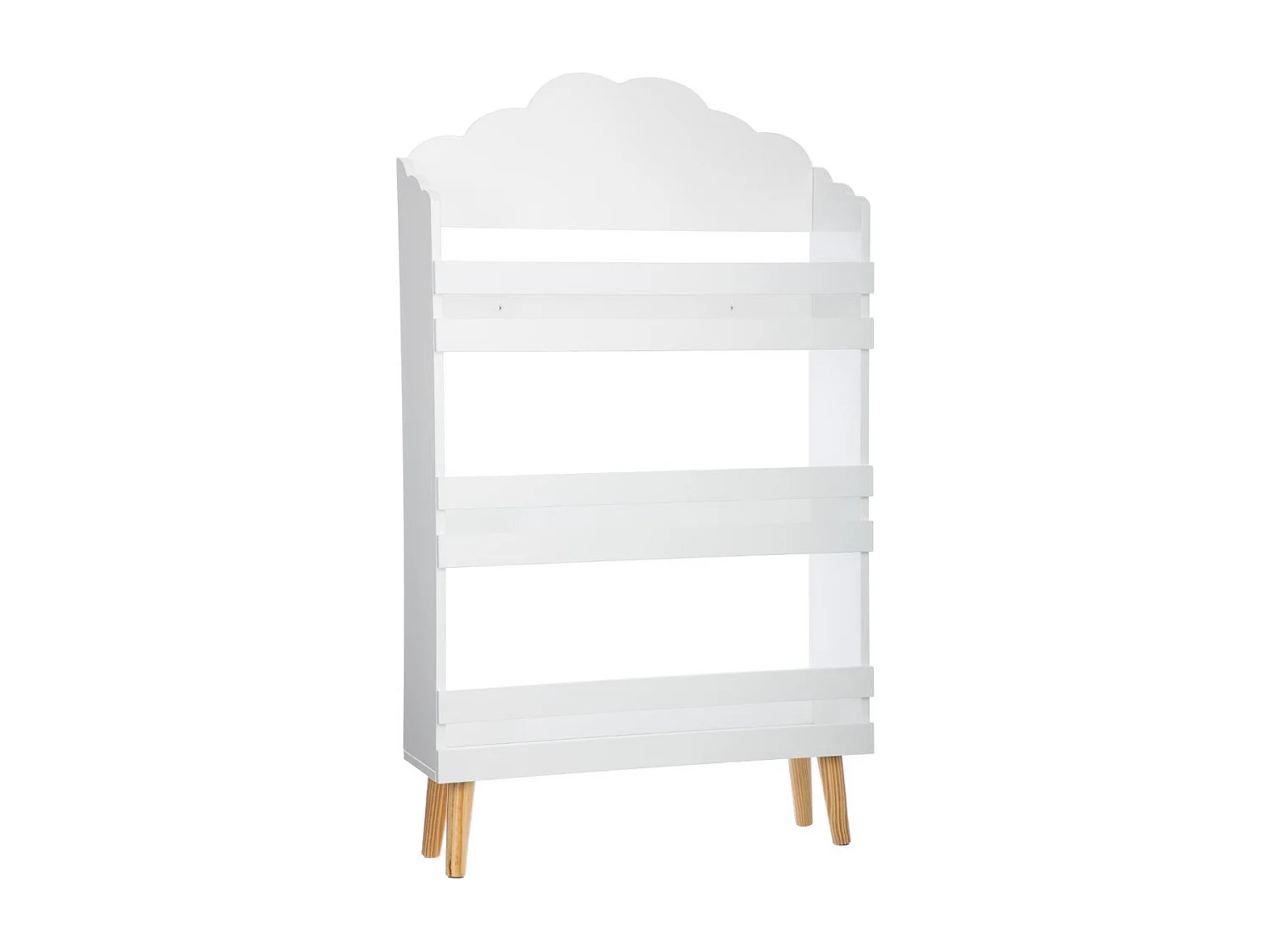 Bibliothèque Enfant Nuage blanc 3 étagères