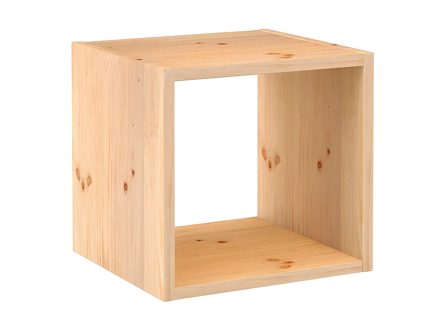 Etagère cube en pin massif - L36,2 x H36,2 cm