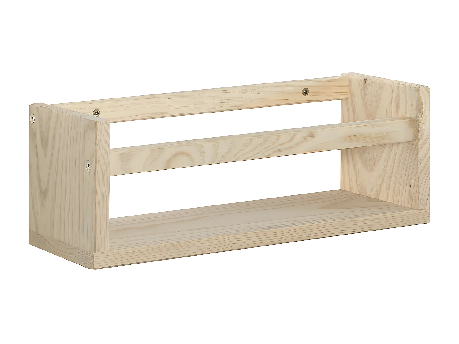 Etagère murale en pin massif - L40 x H15 cm