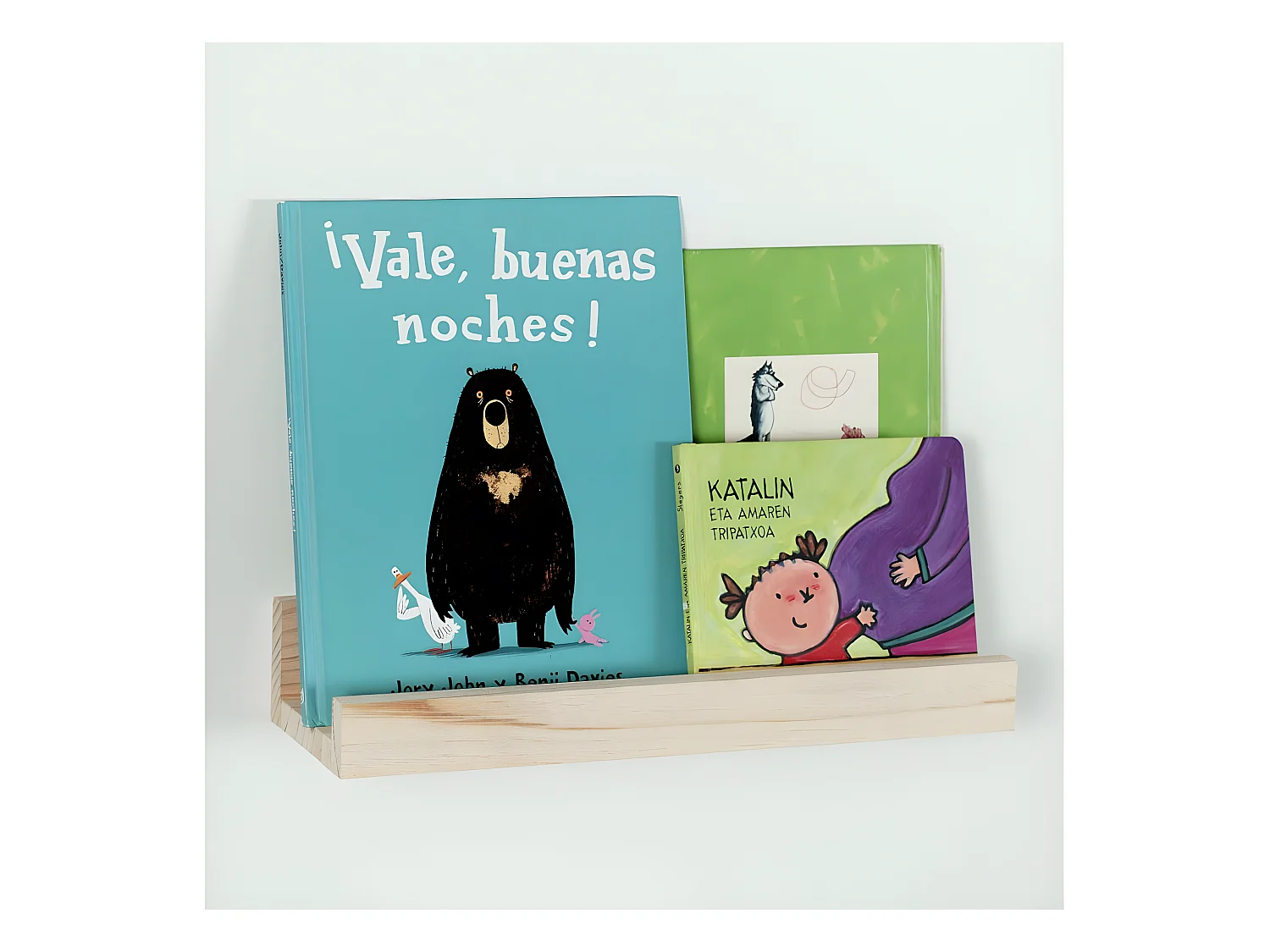 Etagère murale en pin massif - L40 x H7 cm