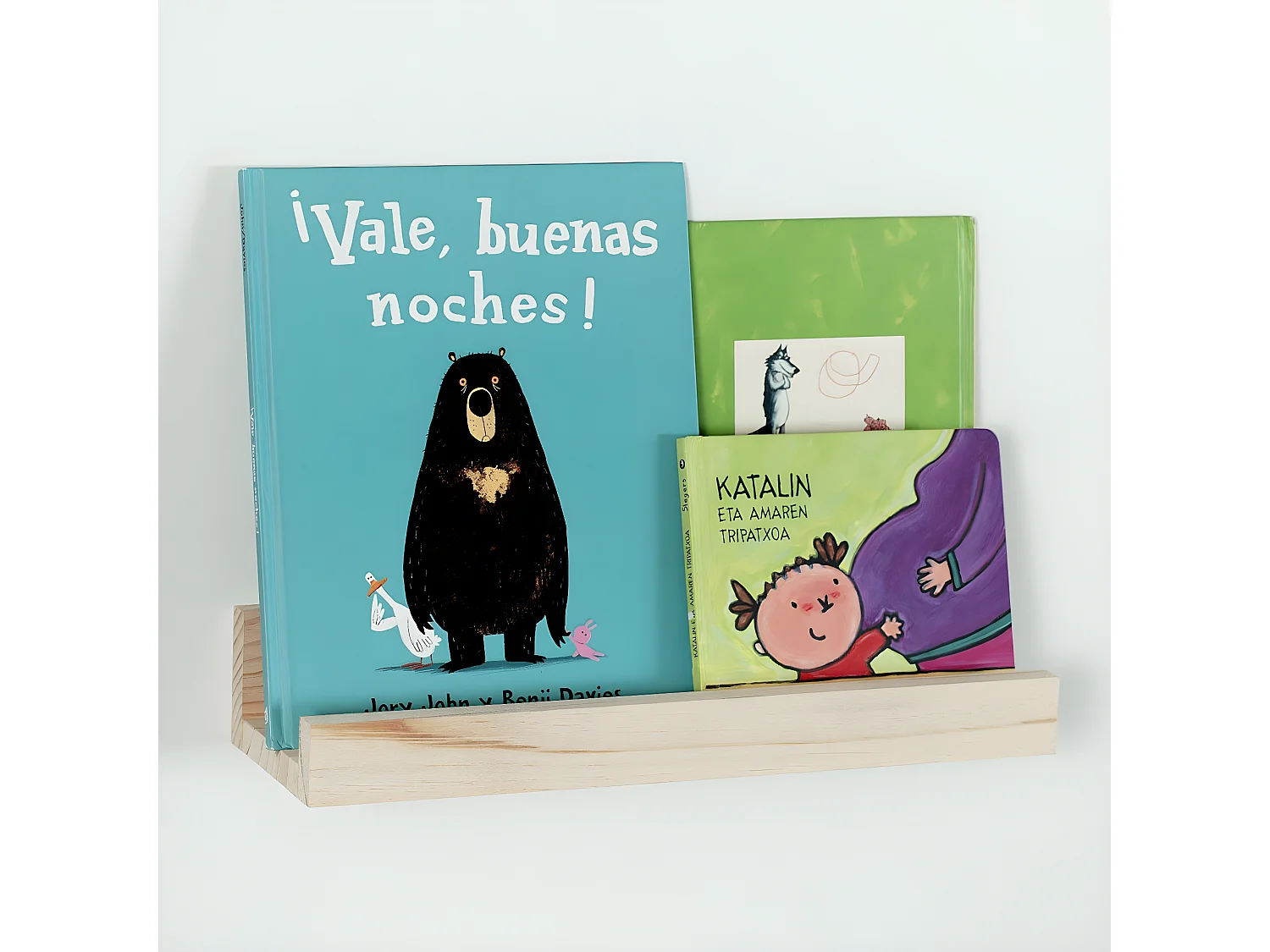 Etagère murale en pin massif - L40 x H7 cm