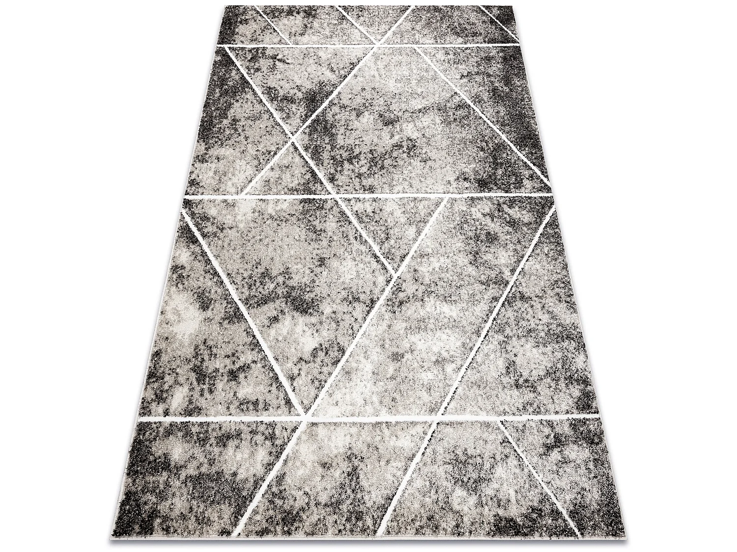 Tapijt MATEO 8031/644 Modern, geometrisch, driehoeken - structureel gr 120x170 cm