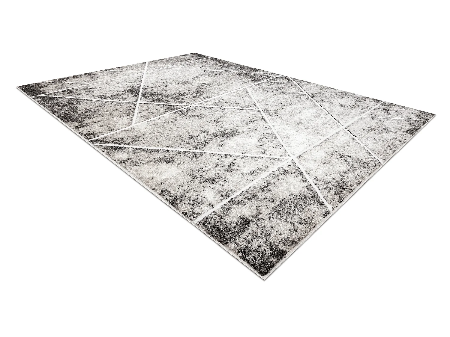 Tapijt MATEO 8031/644 Modern, geometrisch, driehoeken - structureel gr 120x170 cm