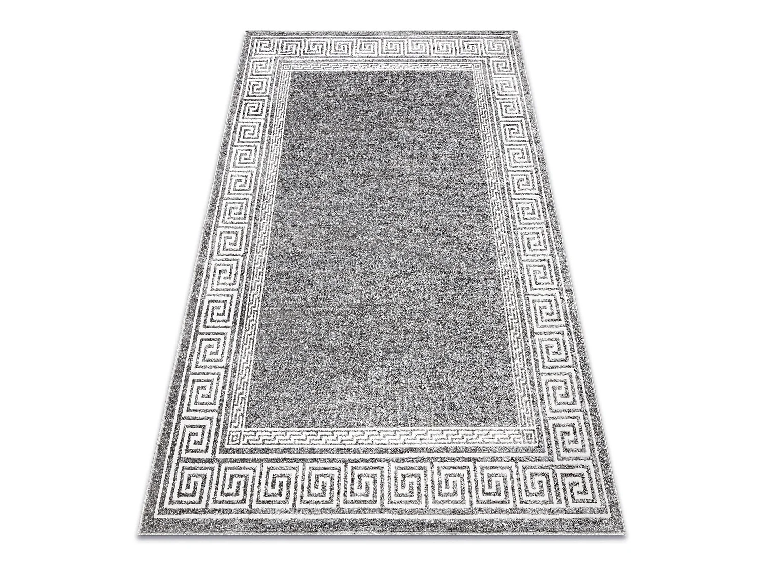 Tapijt MATEO 8033/644 Modern grieks, kader - structureel grijs 120x170 cm