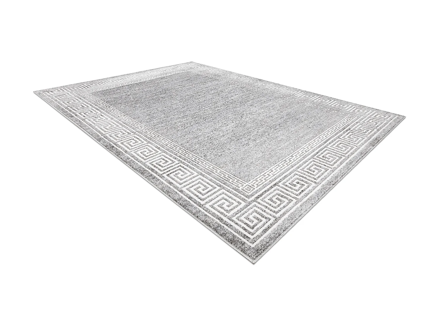 Tapijt MATEO 8033/644 Modern grieks, kader - structureel grijs 120x170 cm