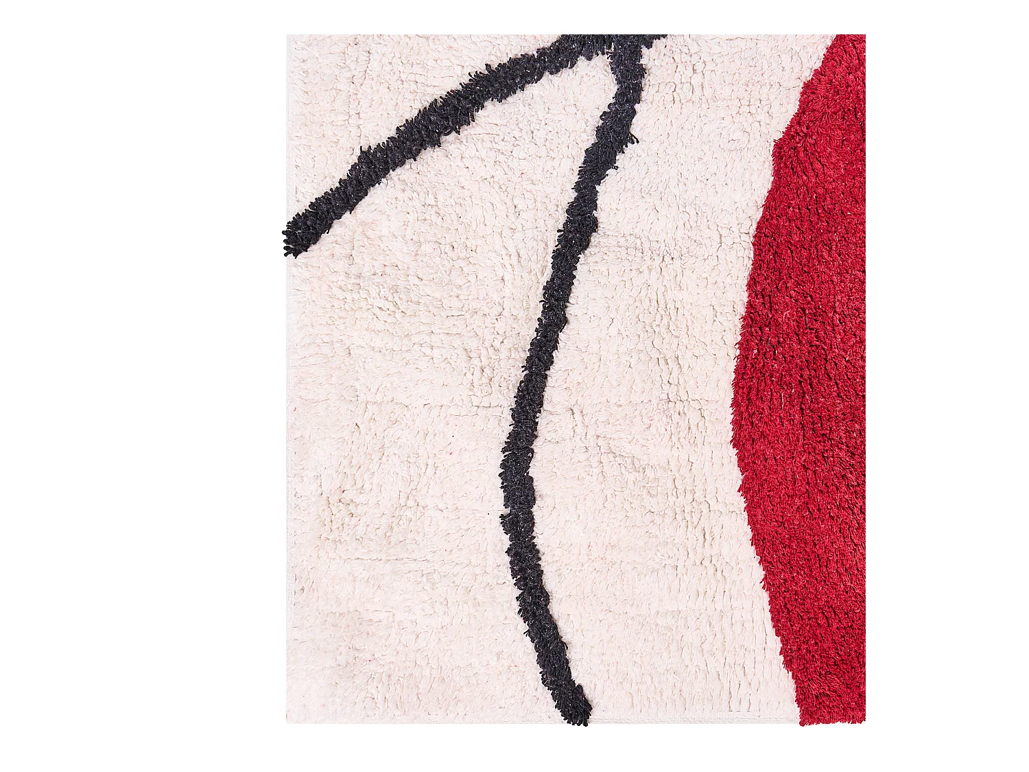 Tapis BOLAT Beige 160 x 230 cm Coton