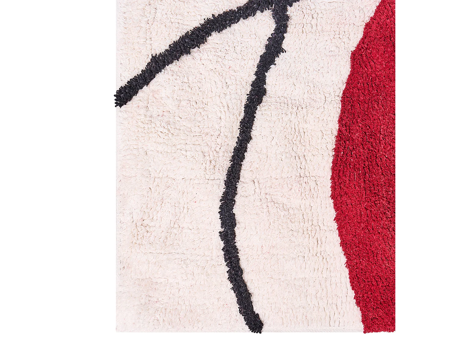 Tapis BOLAT Beige 160 x 230 cm Coton