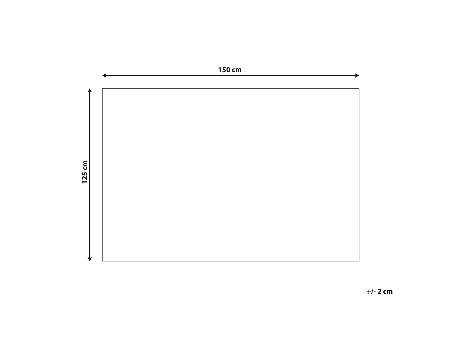 Koc NAMDU 125 x 150 cm Burgundowy