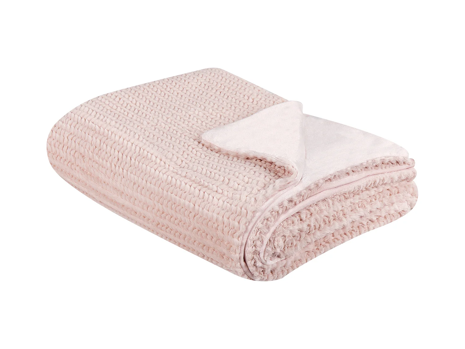 Couverture BJAS 150 x 200 cm Rose pastel