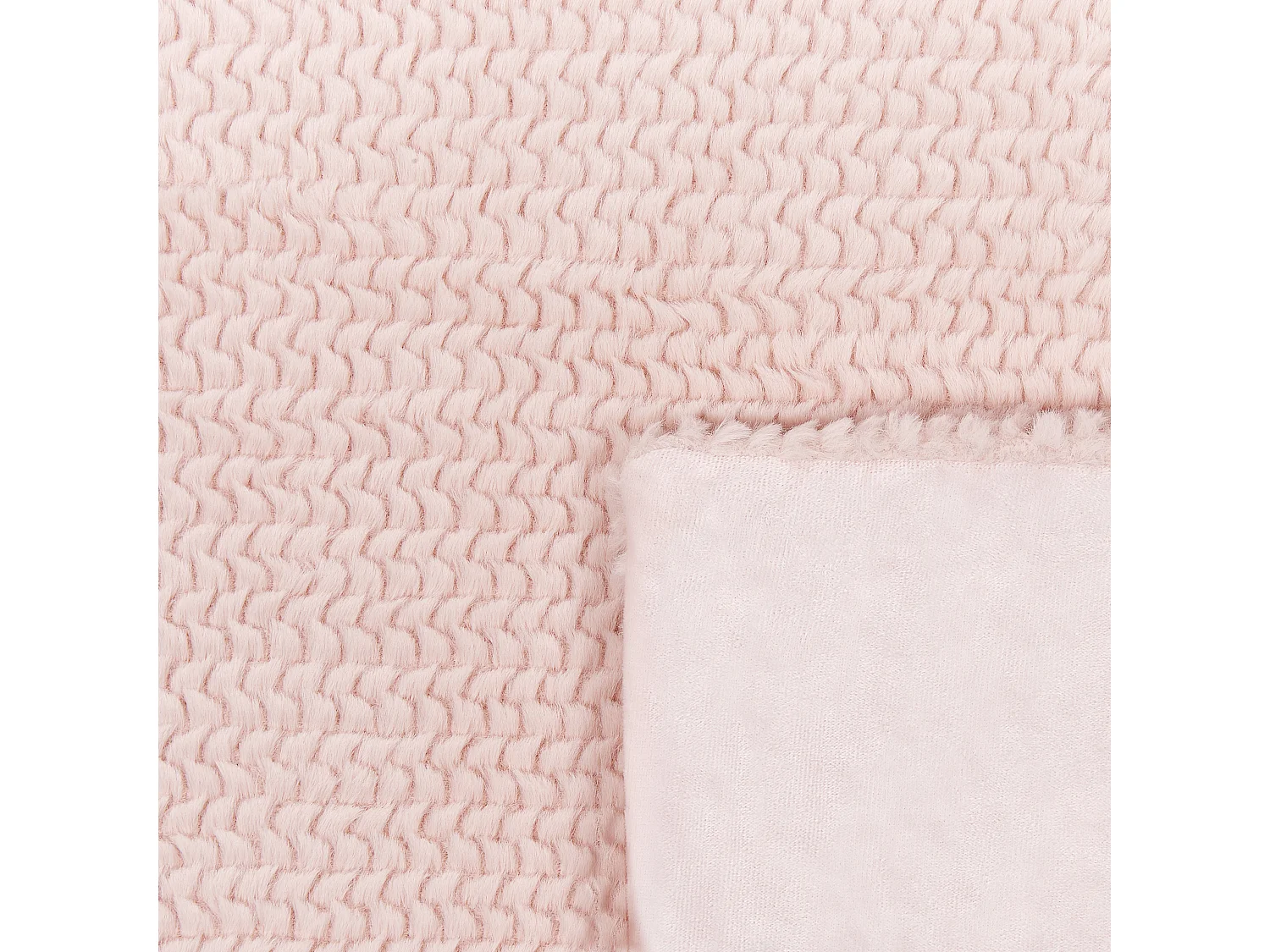 Couverture BJAS 150 x 200 cm Rose pastel