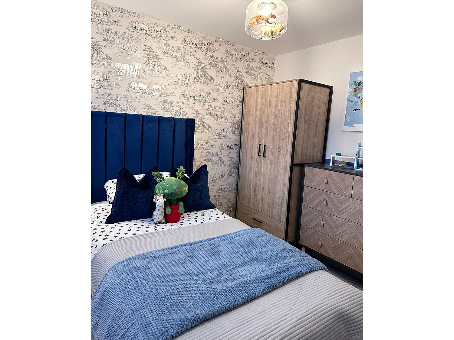 Couverture BJAS 200 x 220 cm Bleu