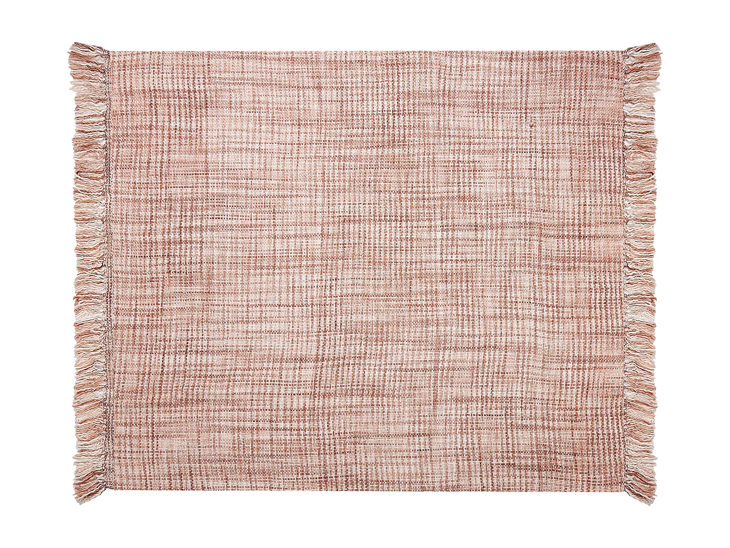 Plaid DEURALI Stof 125 x 150 cm Bruin