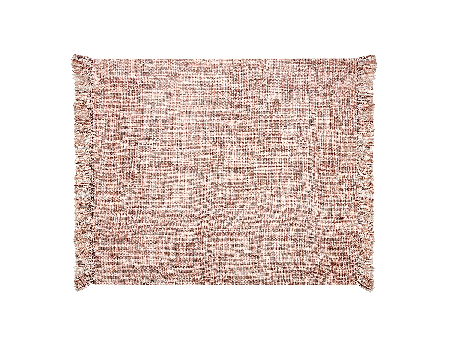 Plaid DEURALI Stof 125 x 150 cm Bruin