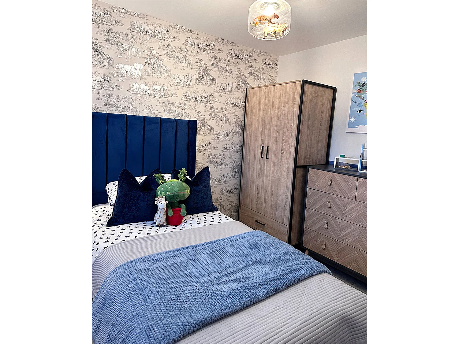 Kuscheldecke BJAS 150 x 200 cm Blau