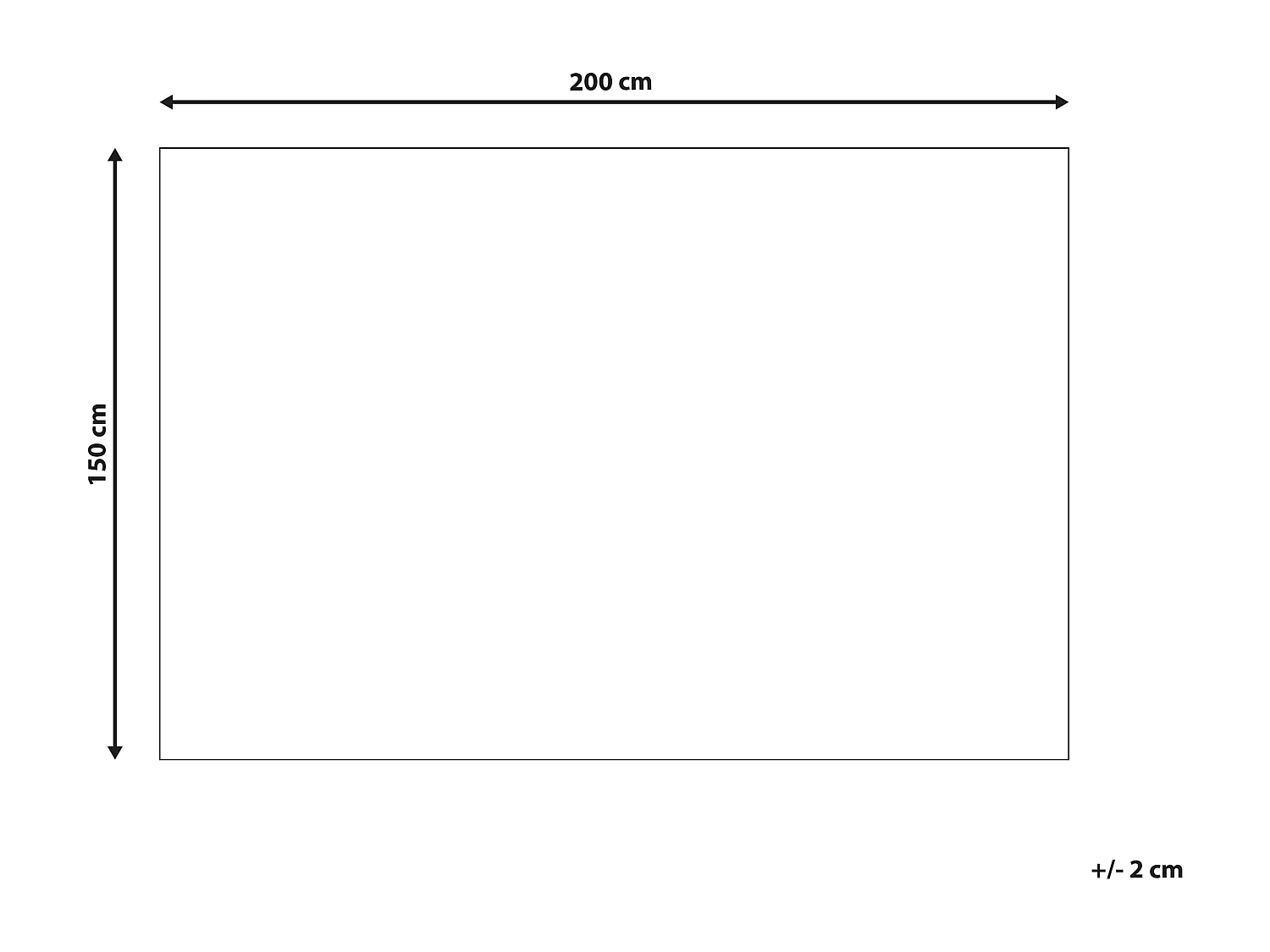 Coperta BJAS 150 x 200 cm Blu