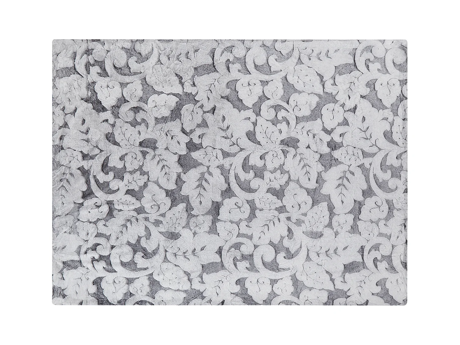 Manta KOSI 150 x 200 cm Cinzento claro