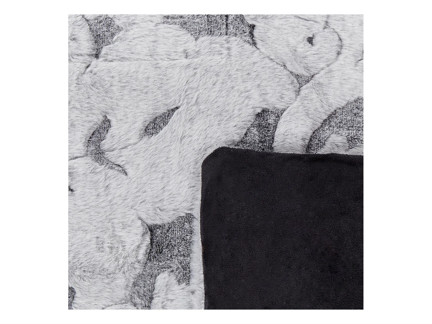 Manta KOSI 150 x 200 cm Cinzento claro