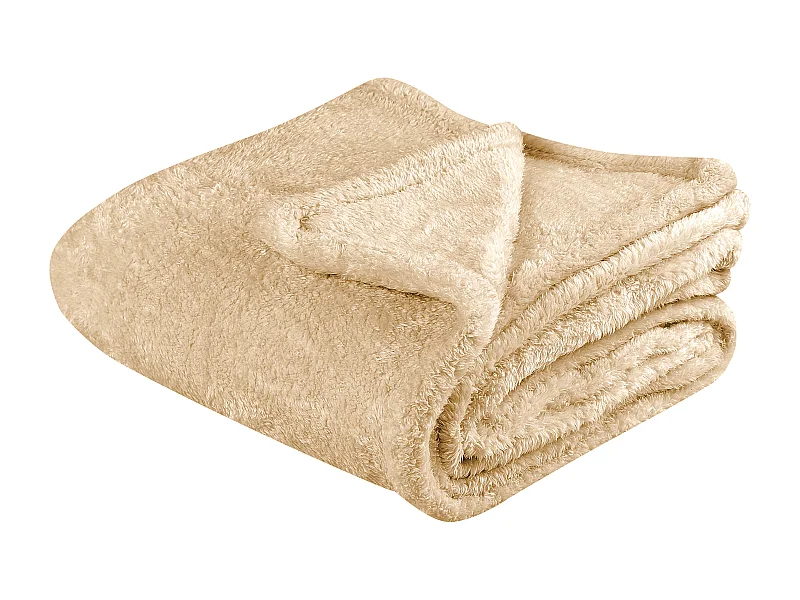 Coperta NAMDU 125 x 150 cm Beige sabbia