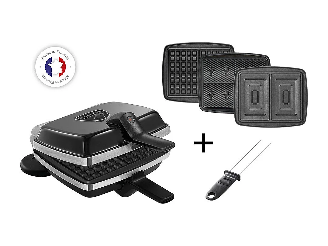 Gaufrier multifonction super 2 noir