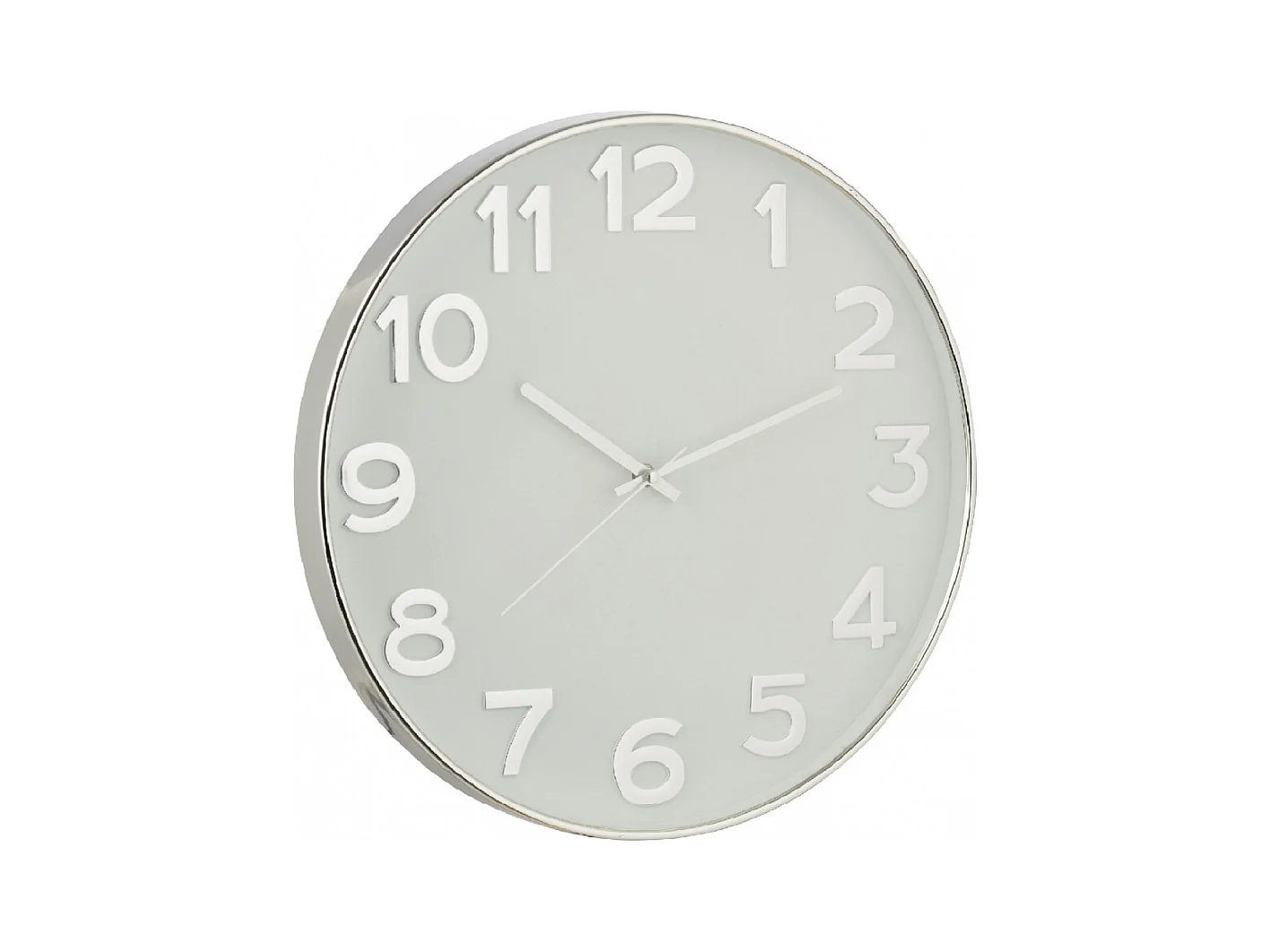 Horloge Murale Design "Gahy" 40cm Argent