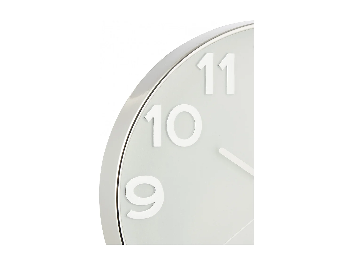 Horloge Murale Design "Gahy" 40cm Argent