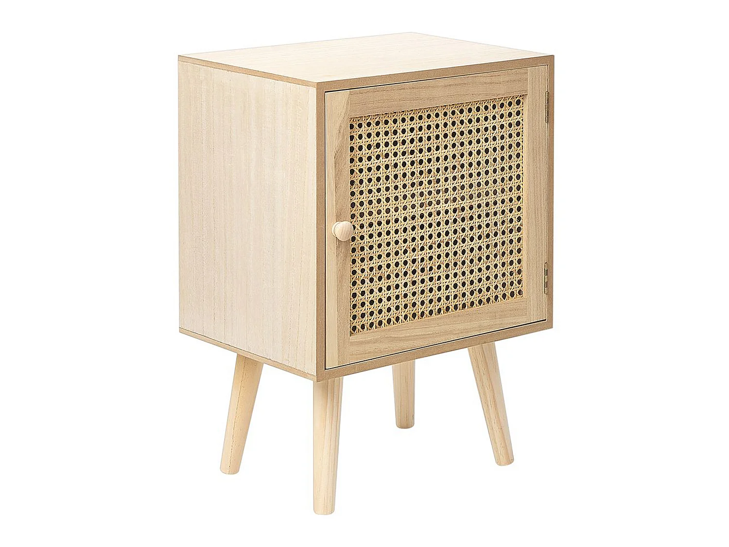 Table de chevet ALMO Paulownia clair