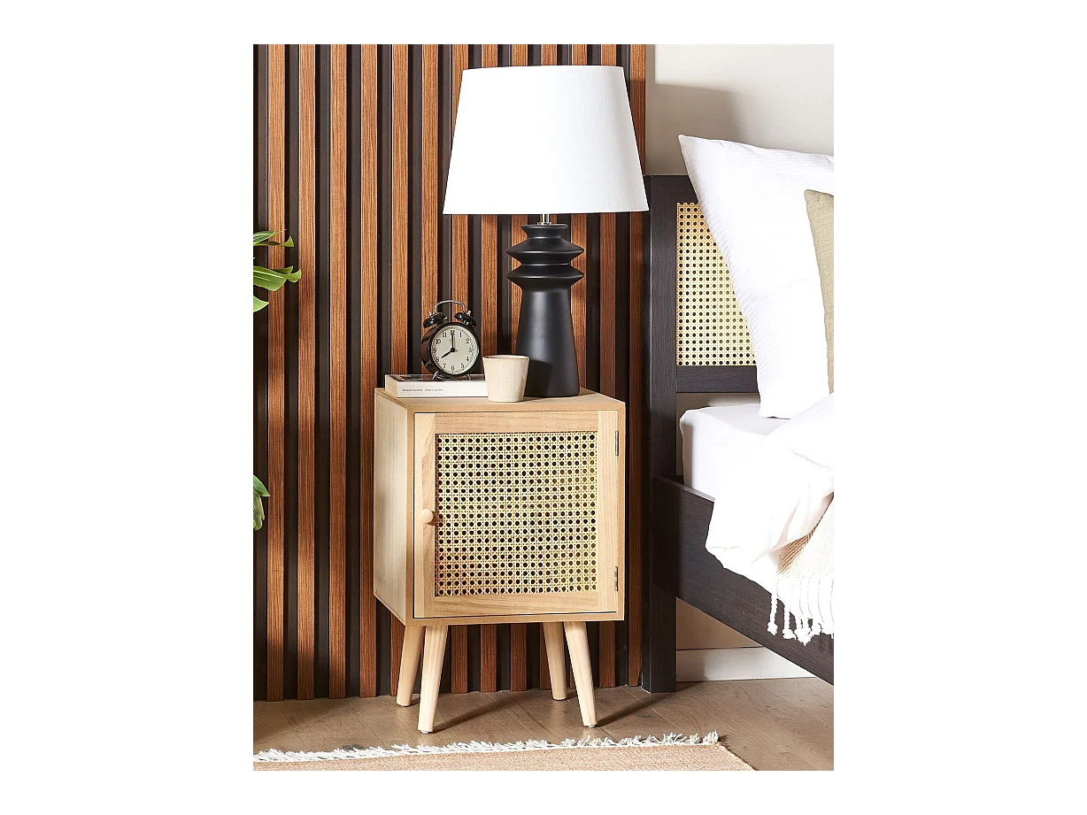 Table de chevet ALMO Paulownia clair