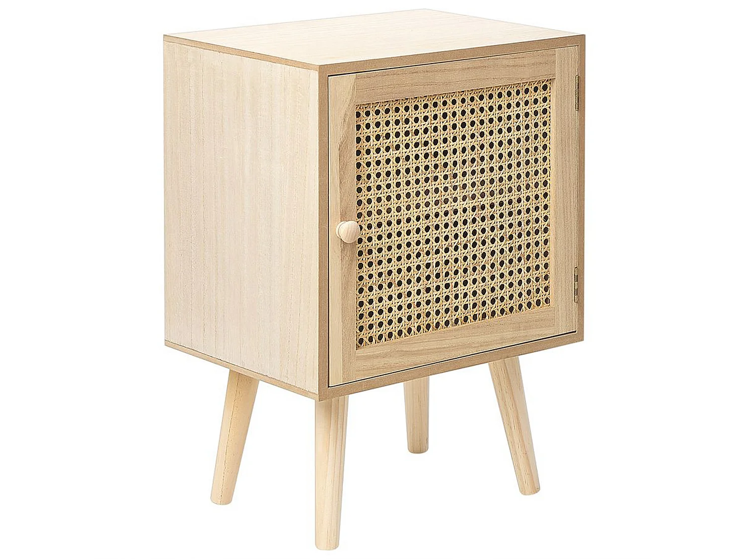 Table de chevet ALMO Paulownia clair