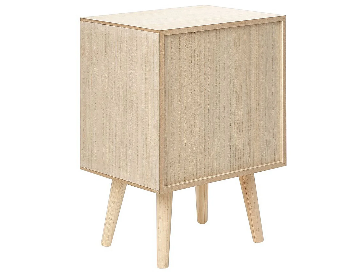 Sängbord ALMO Ljus paulownia-fanér