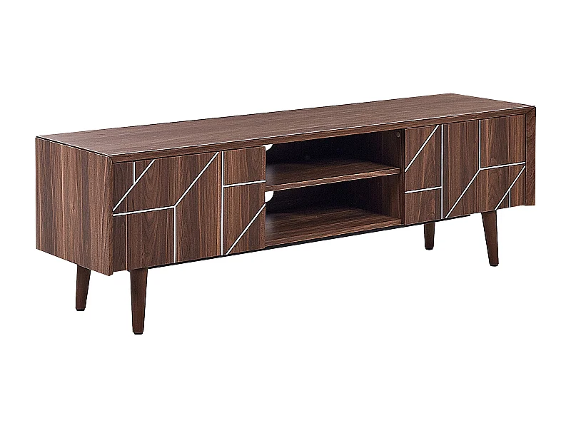 Szafka RTV FRANKLIN Ciemnobrązowy