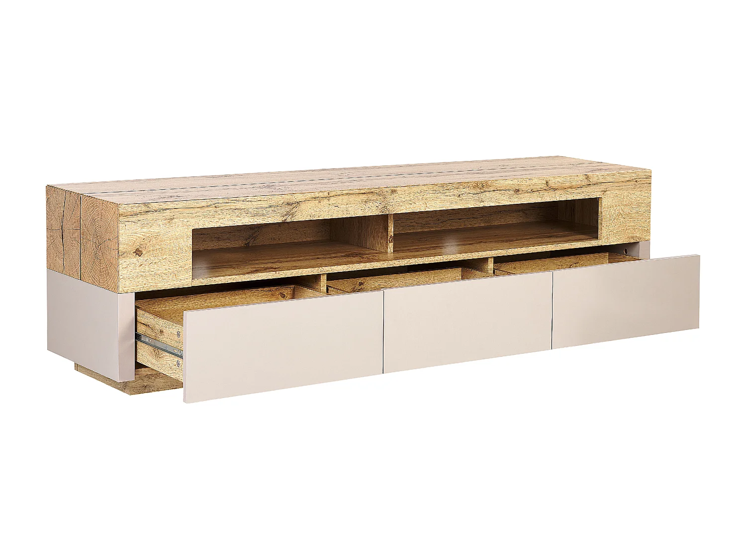 Meuble TV ANTONIO Marron clair