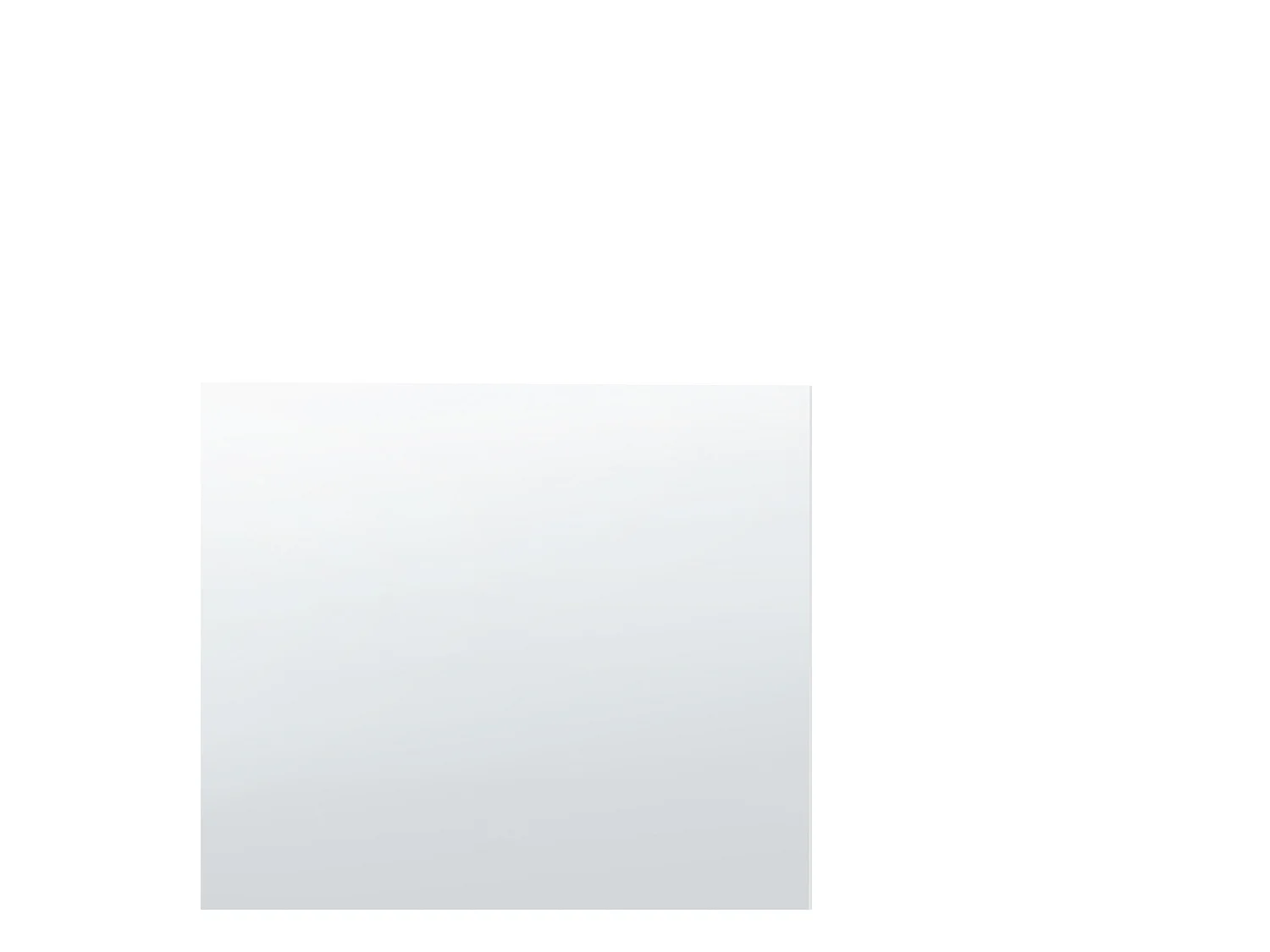 Miroir ANGERS 40 cm 60 cm Argenté