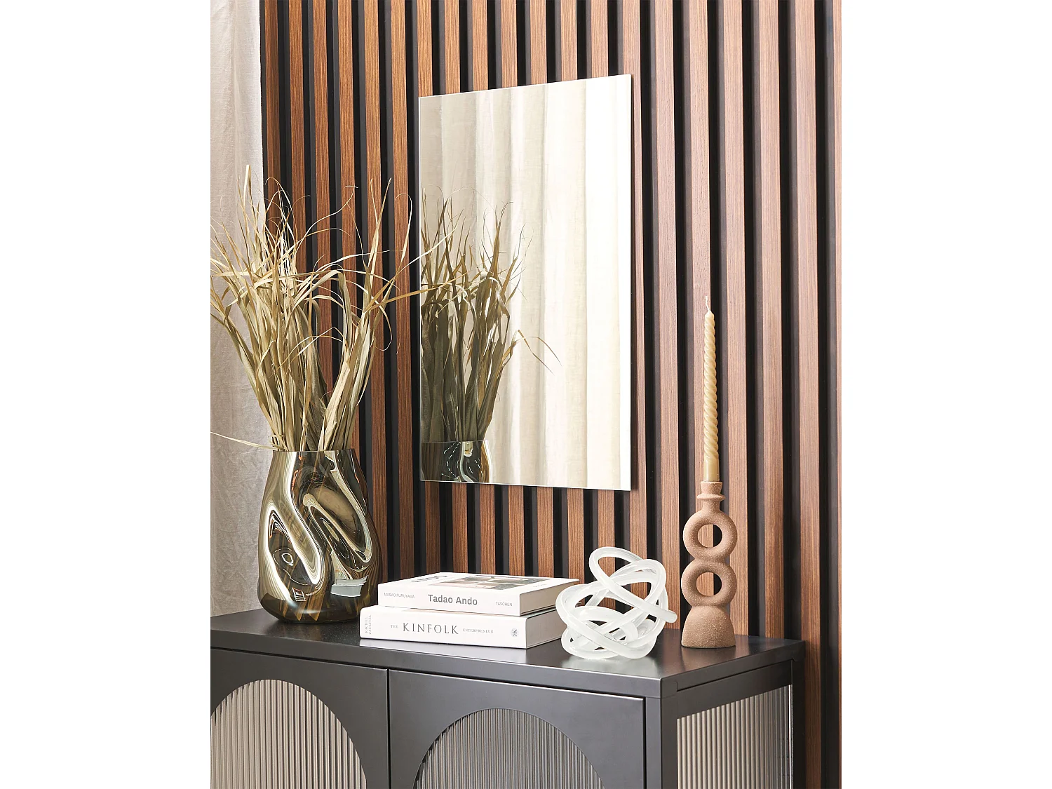 Wandspiegel ANGERS 40 cm 60 cm Silber