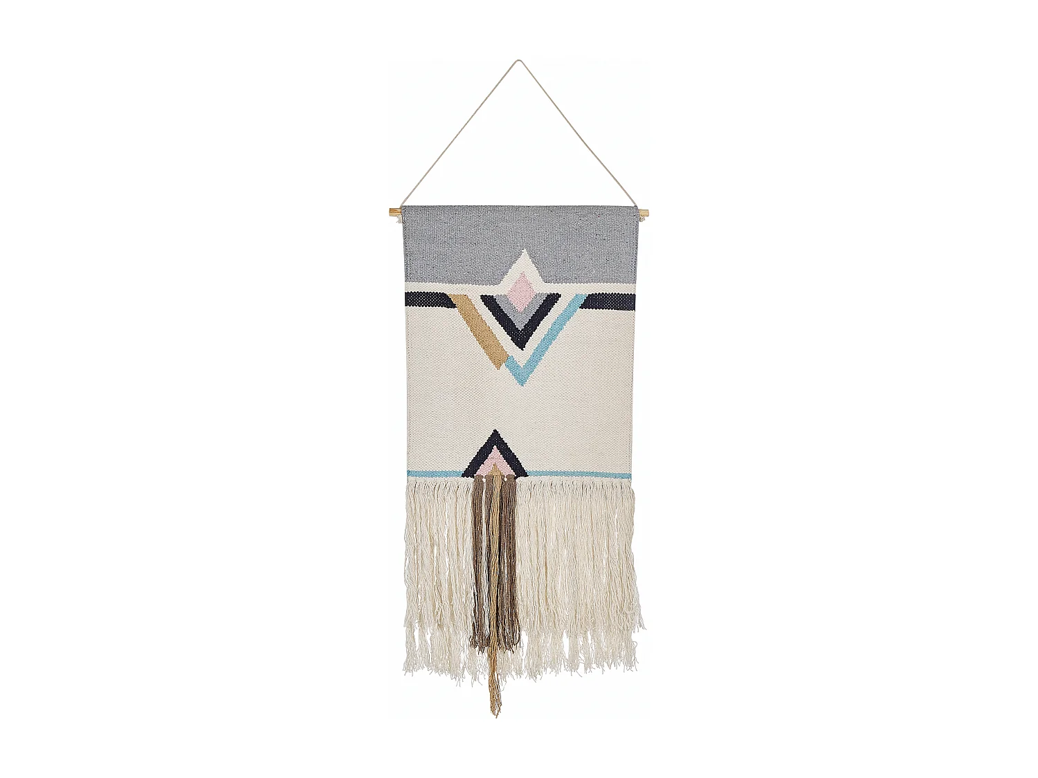 Stoffen wanddecoratie KABIRWALA Katoen 116 cm Beige
