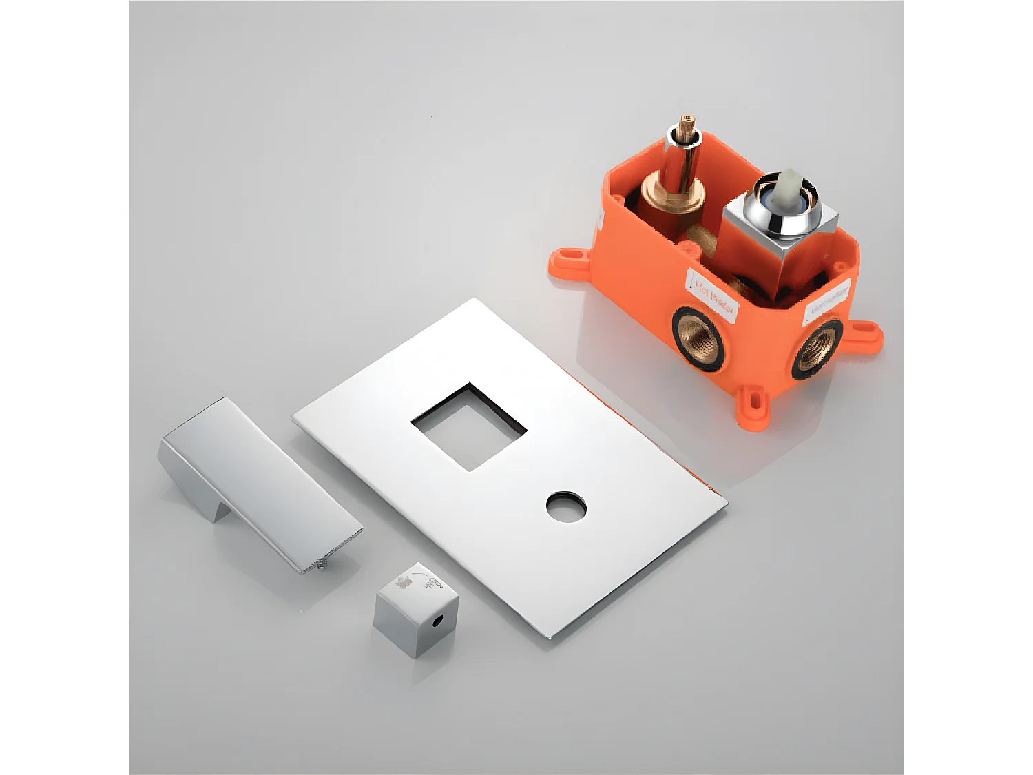 Ensemble de douche encastré monocommande NIAGARA chromé